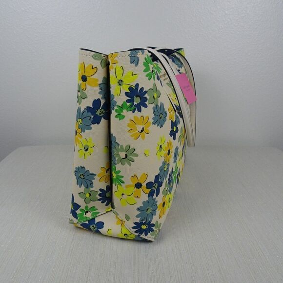 KATE SPADE All Day Floral Medley Large Tote With Wristlet Multicolor Modern New - Picture 6 of 12